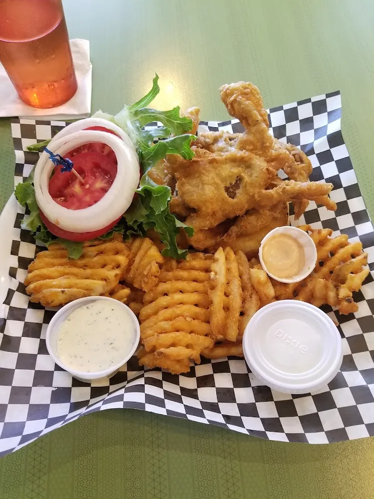 Battered Jumbo Shrimp 'N Chips